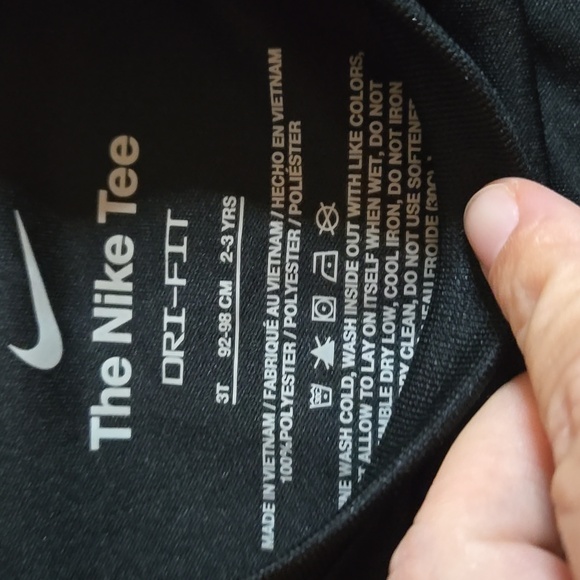 Nike Kids' Graphic T-Shirts - Blue and Black - Picture 3 of 3